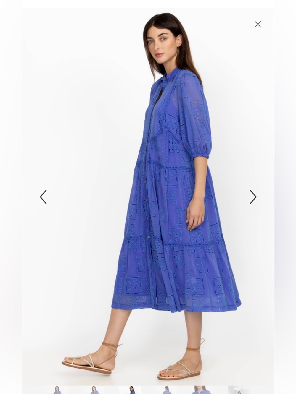 Johnny Was SADIE MIDI DRESS‎ XS - Picture 2 of 12